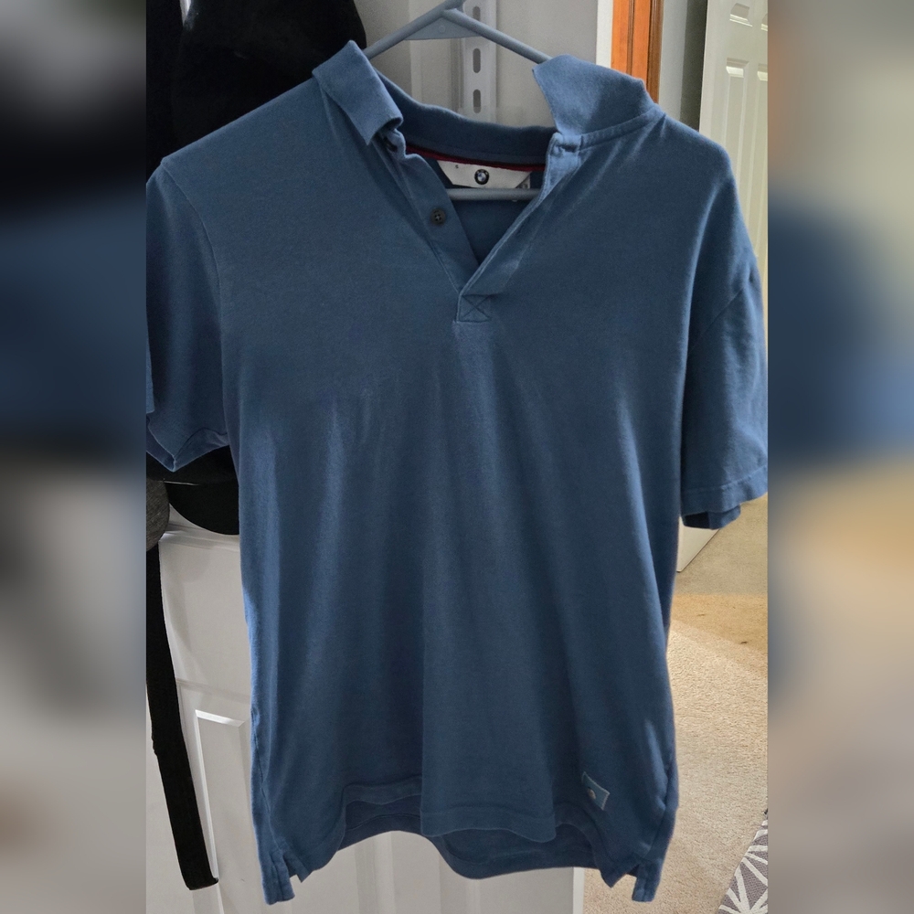 Men's BMW Blue Polo Shirt